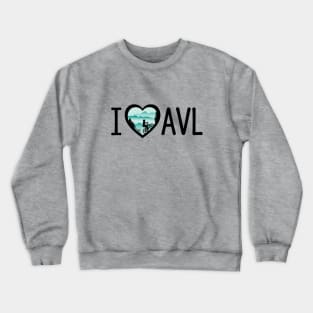 I Love AVL Biking - MintGreen 04 Crewneck Sweatshirt